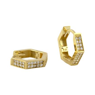 14 Ayar Altın Tasarım Küpe  -  0188053