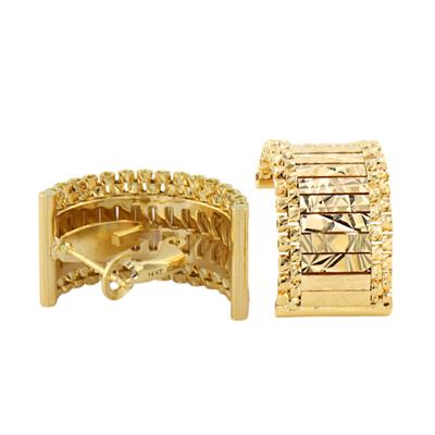 14 Ayar Altın Tasarım Küpe  -  0188665