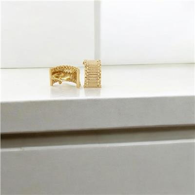 14 Ayar Altın Tasarım Küpe  -  0188677