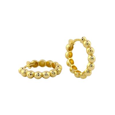 14 Ayar Altın Tasarım Küpe  -  0190692