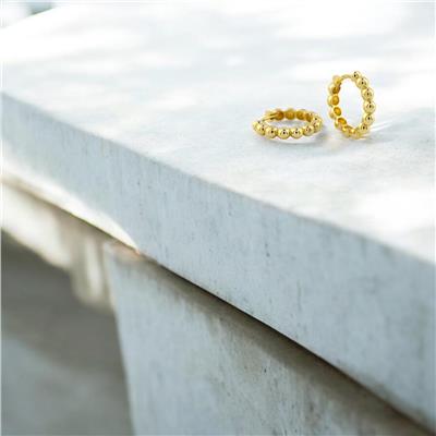 14 Ayar Altın Tasarım Küpe  -  0190692