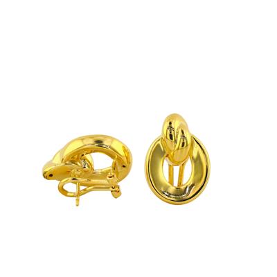 14 Ayar Altın Tasarım Küpe  -  0192595