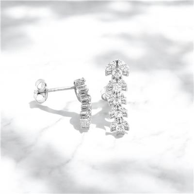 14 Ayar Altın Tasarım Küpe  -  0193539