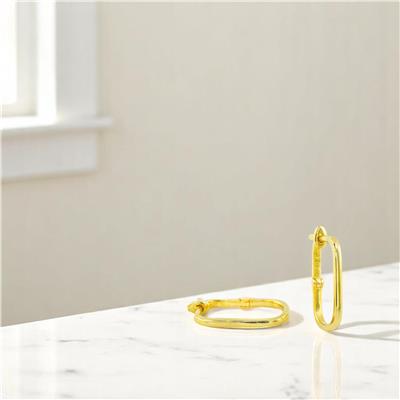 14 Ayar Altın Tasarım Küpe  -  0194262