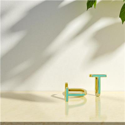 14 Ayar Altın Tasarım Küpe  -  0194354