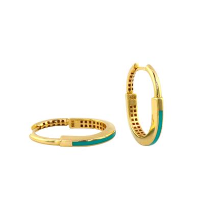 14 Ayar Altın Tasarım Küpe  -  0194355