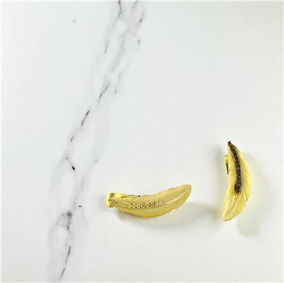 14 Ayar Altın Tasarım Küpe  -  0194372