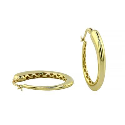 14 Ayar Altın Tasarım Küpe  -  0194691