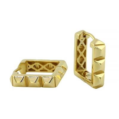 14 Ayar Altın Tasarım Küpe  -  0194696