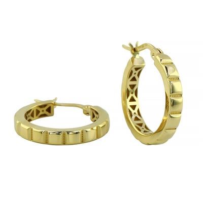 14 Ayar Altın Tasarım Küpe  -  0194723