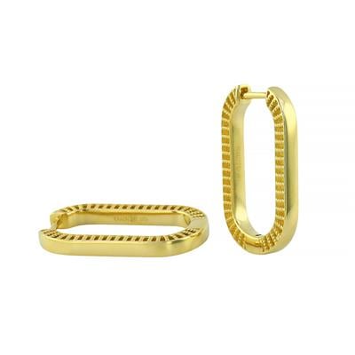 14 Ayar Altın Tasarım Küpe  -  0194729