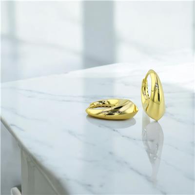 14 Ayar Altın Tasarım Küpe  -  0194731