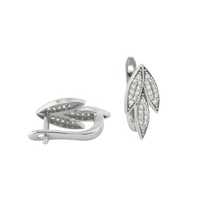 14 Ayar Altın Tasarım Küpe  -  0196320