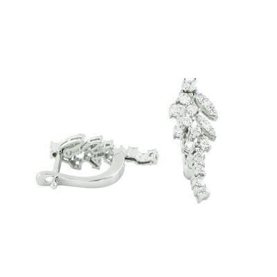 14 Ayar Altın Tasarım Küpe  -  0196323