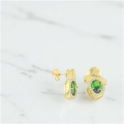 14 Ayar Altın Tasarım Küpe  -  0196791