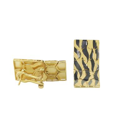 14 Ayar Altın Tasarım Küpe  -  0196799