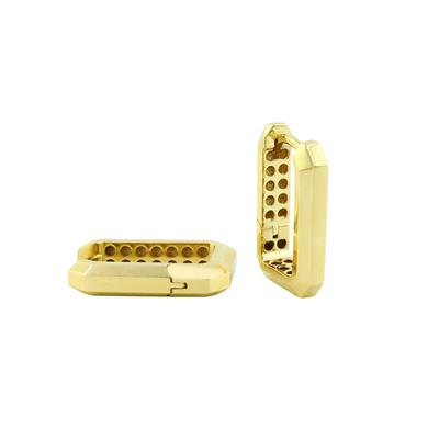 14 Ayar Altın Tasarım Küpe  -  0197067