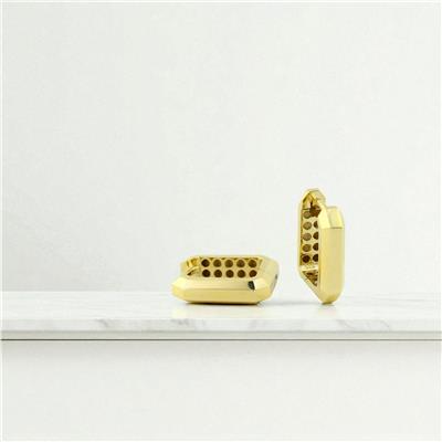 14 Ayar Altın Tasarım Küpe  -  0197080