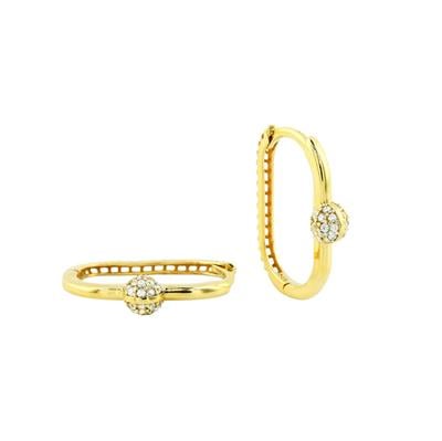 14 Ayar Altın Tasarım Küpe  -  0197097