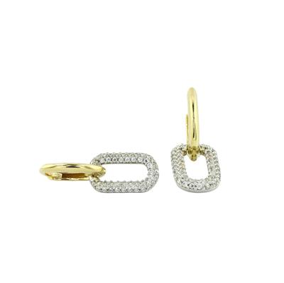 14 Ayar Altın Tasarım Küpe  -  0197111