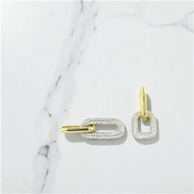 14 Ayar Altın Tasarım Küpe  -  0197116