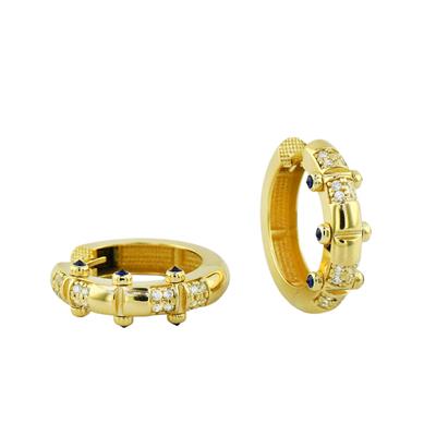 14 Ayar Altın Tasarım Küpe  -  0197932