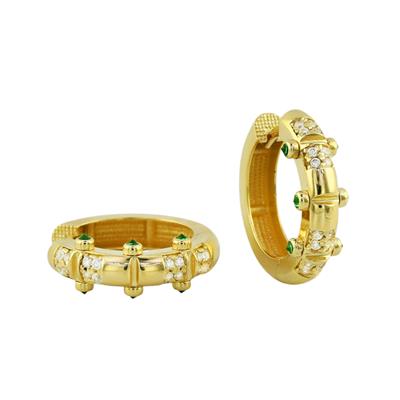 14 Ayar Altın Tasarım Küpe  -  0197941