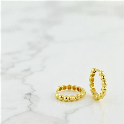 14 Ayar Altın Tasarım Küpe  -  0197942