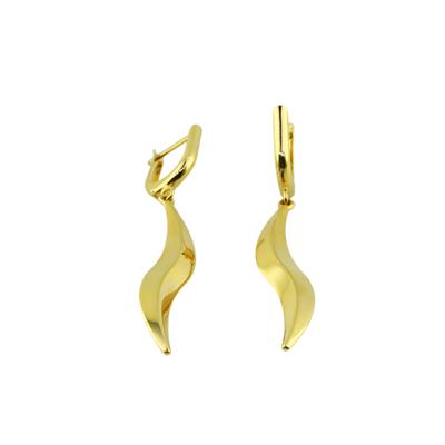 14 Ayar Altın Tasarım Küpe  -  0197950