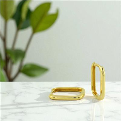 14 Ayar Altın Tasarım Küpe  -  0197952