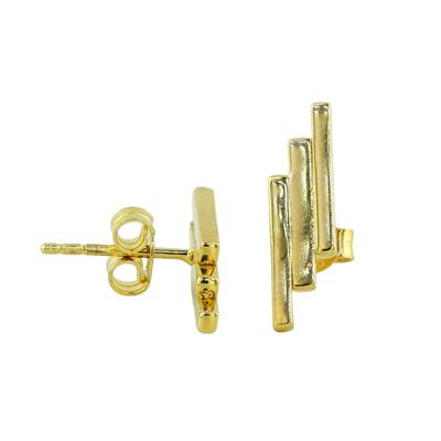 14 Ayar Altın Tasarım Küpe  -  0197974