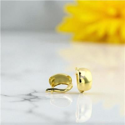 14 Ayar Altın Tasarım Küpe  -  0199097