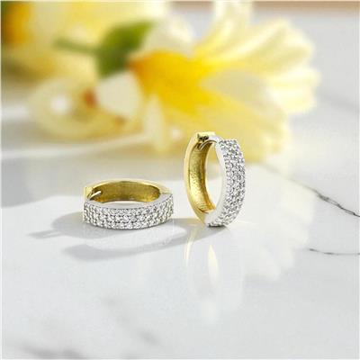 14 Ayar Altın Tasarım Küpe  -  0199100