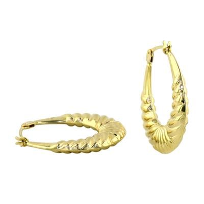 14 Ayar Altın Tasarım Küpe  -  0199108