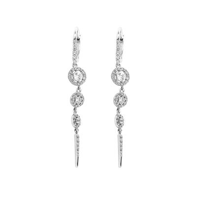 14 Ayar Altın Tasarım Küpe  -  0199119