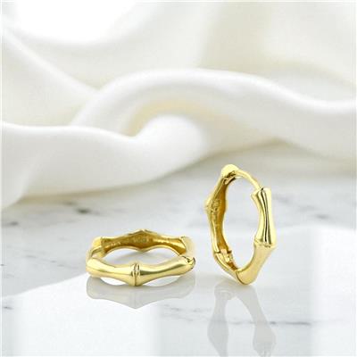 14 Ayar Altın Tasarım Küpe  -  0199127