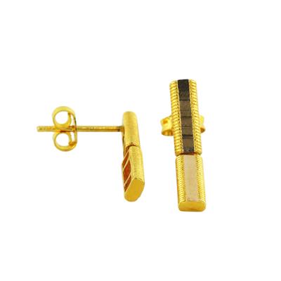 14 Ayar Altın Tasarım Küpe  -  0199207