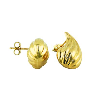 14 Ayar Altın Tasarım Küpe  -  0199466