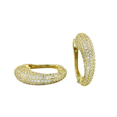 14 Ayar Altın Tasarım Küpe  -  0199534