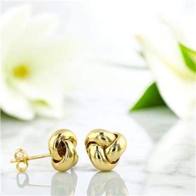 14 Ayar Altın Tasarım Küpe  -  0200850