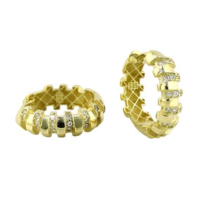 14 Ayar Altın Tasarım Küpe  -  0201100