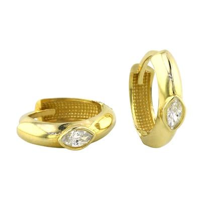 14 Ayar Altın Tasarım Küpe  -  0201117