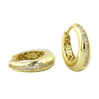 14 Ayar Altın Tasarım Küpe  -  0201118