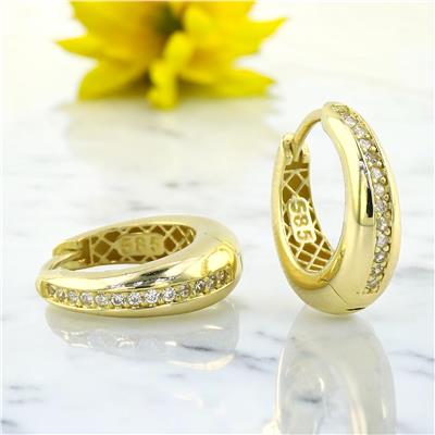 14 Ayar Altın Tasarım Küpe  -  0201118