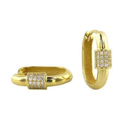 14 Ayar Altın Tasarım Küpe  -  0201122