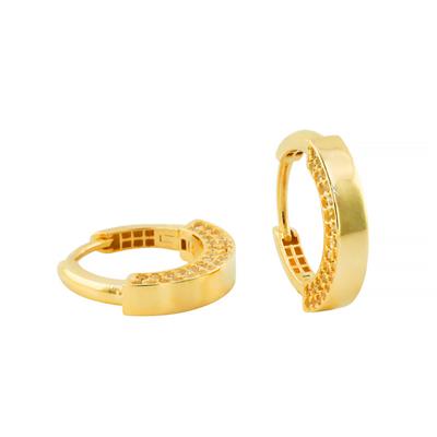 14 Ayar Altın Tasarım Küpe  -  0202584