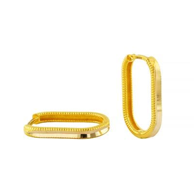 14 Ayar Altın Tasarım Küpe  -  0202694