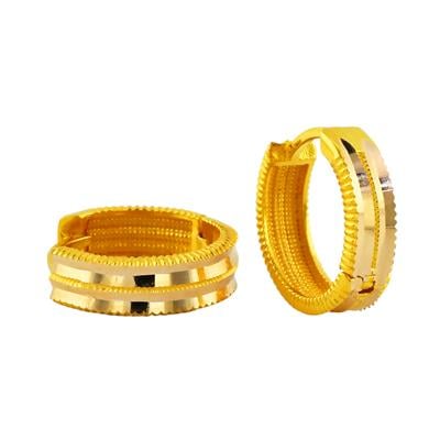 14 Ayar Altın Tasarım Küpe  -  0202703