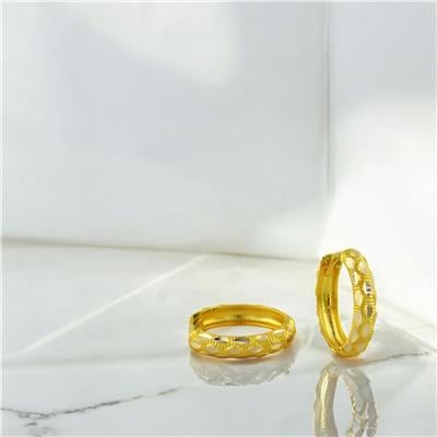 14 Ayar Altın Tasarım Küpe  -  0202712