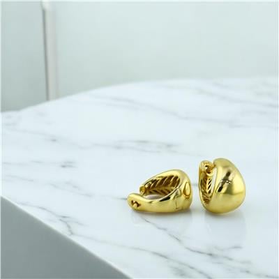 14 Ayar Altın Tasarım Küpe  -  0203473